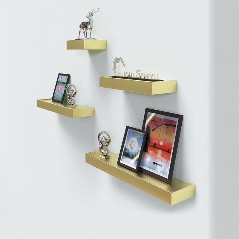 Shelves - Skyline Shelving Wall Shelf - Green - Set Of Four