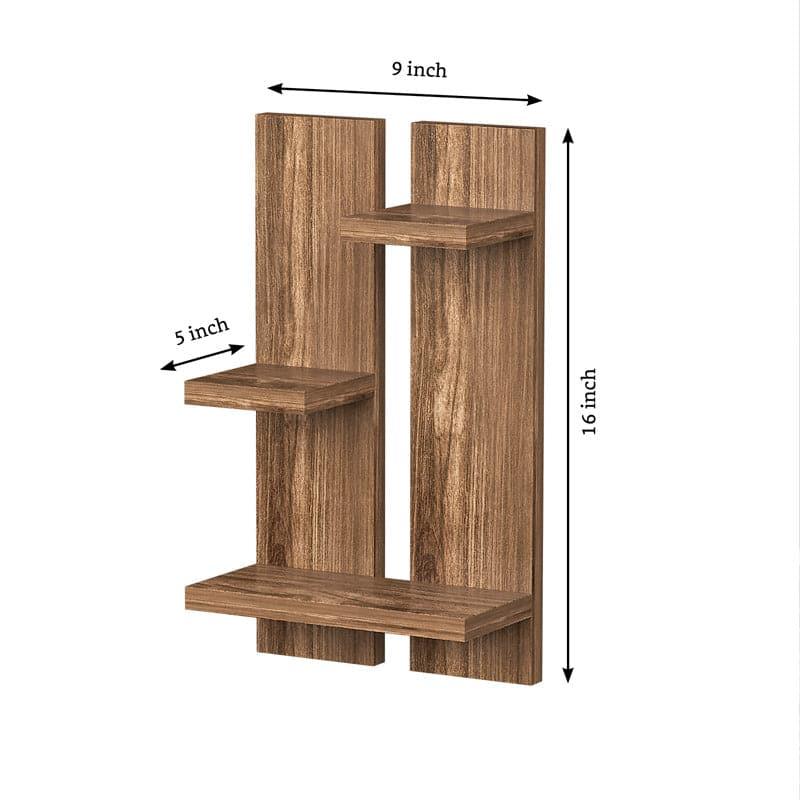 Shelves - Stacko Rack Wall Shelf - Dark Oak