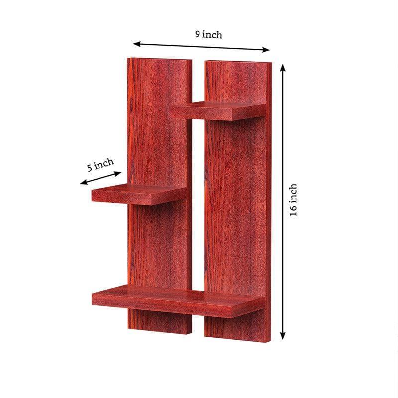 Shelves - Stacko Rack Wall Shelf Wall Shelf - Mahogany