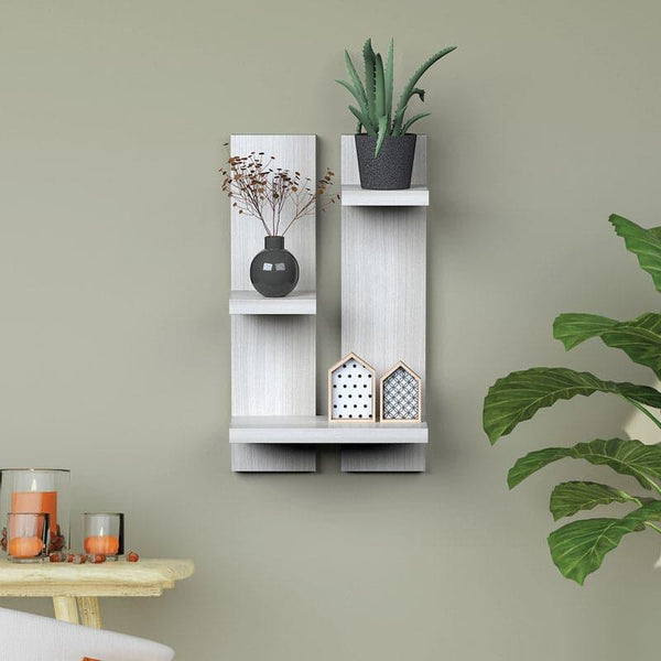 Shelves - Stacko Rack Wall Shelf - White Maple