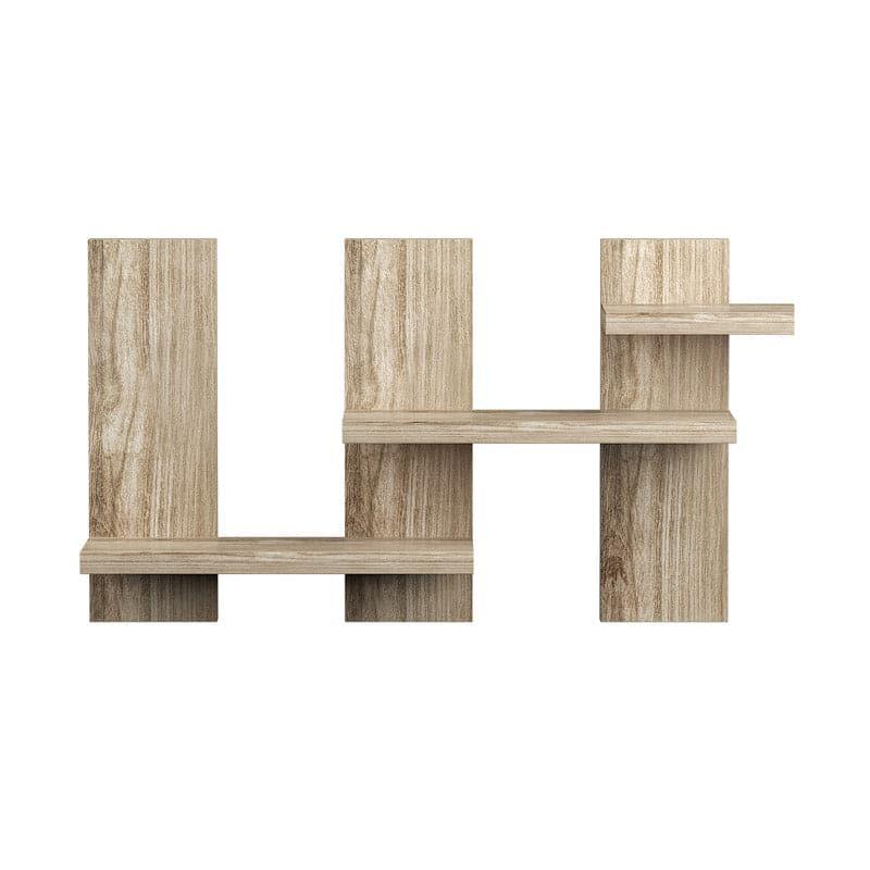 Shelves - Step Stack Wall Shelf - Light Oak