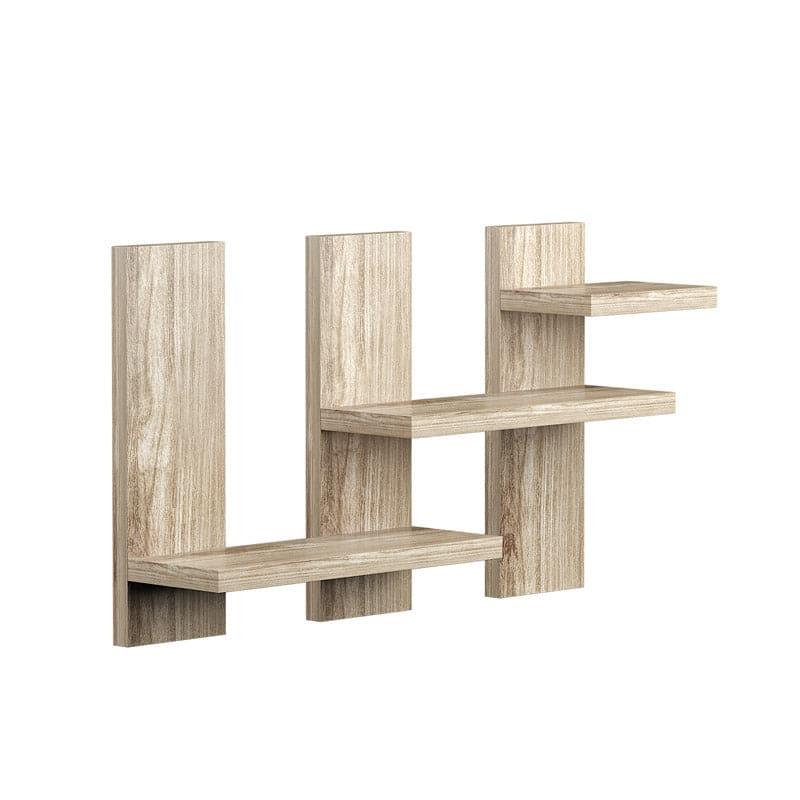 Shelves - Step Stack Wall Shelf - Light Oak