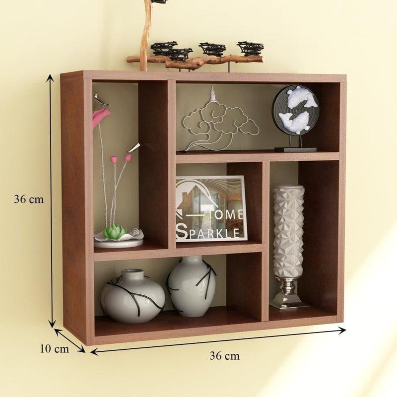 Shelves - Vandeleur Wall Shelf - Brown