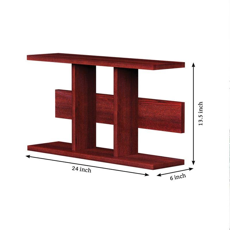 Shelves - Wimona Wall Shelf - Mahogany