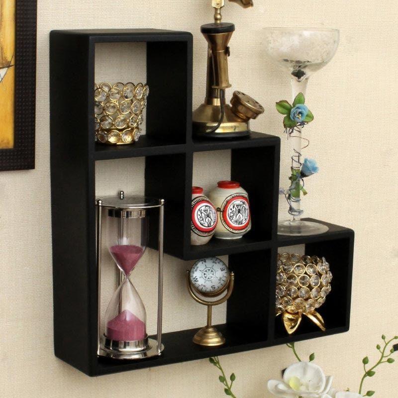 Buy Zenith Racks Wall Shelf - Black Shelves from Vaaree