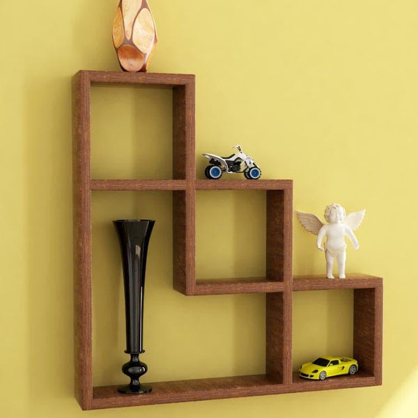 Buy Shelves - Zenith Racks Wall Shelf - Brown at Vaaree online