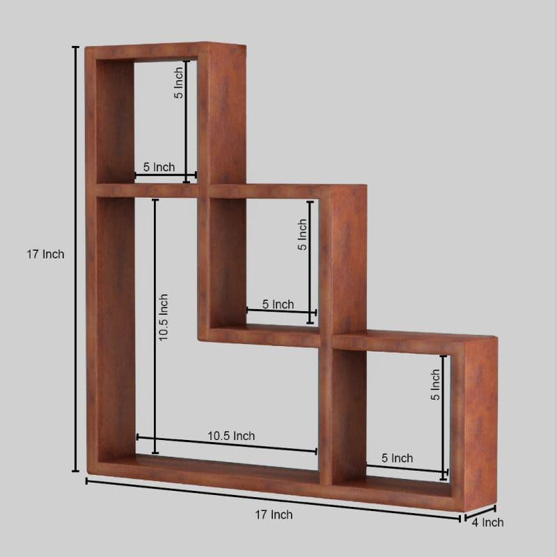 Shelves - Zenith Racks Wall Shelf - Brown