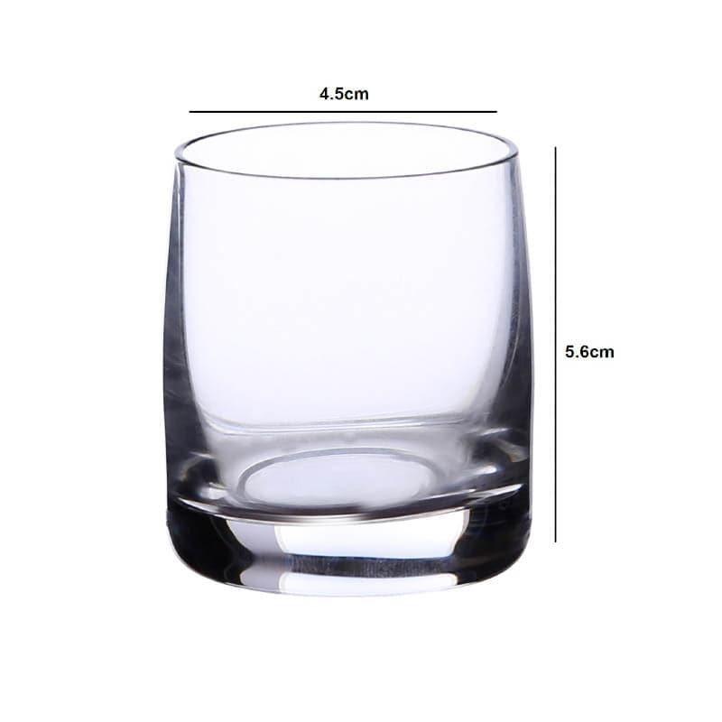 Buy Ava Crystal Shot Glass (60 ML) - Set Of Six Shot Glass from Vaaree