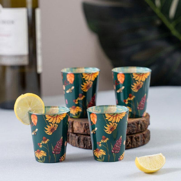 Shot Glass - Butterfly Yard Shot Glass (30 ml) - Set Of Four