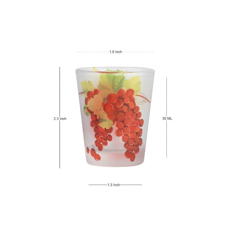 Buy Grape Garden Shot Glass (30 ml) - Set Of Four Shot Glass from Vaaree