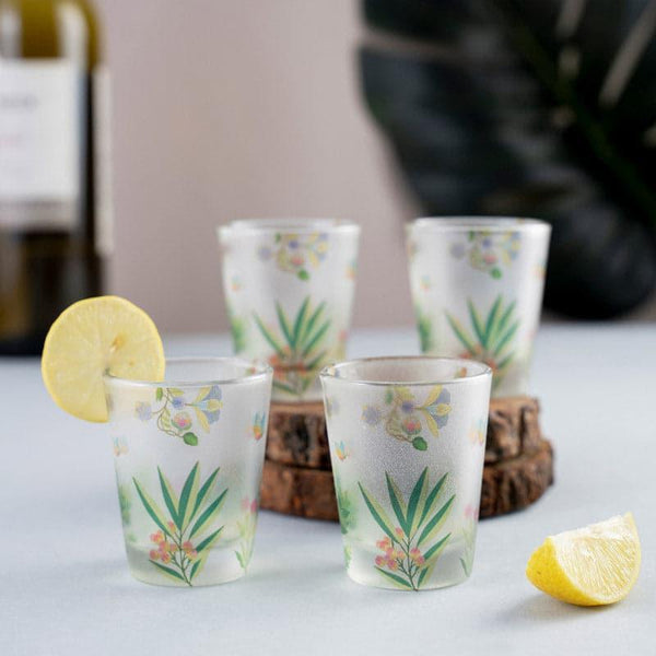 Shot Glass - Grassy Glee Shot Glass (30 ml) - Set Of Four