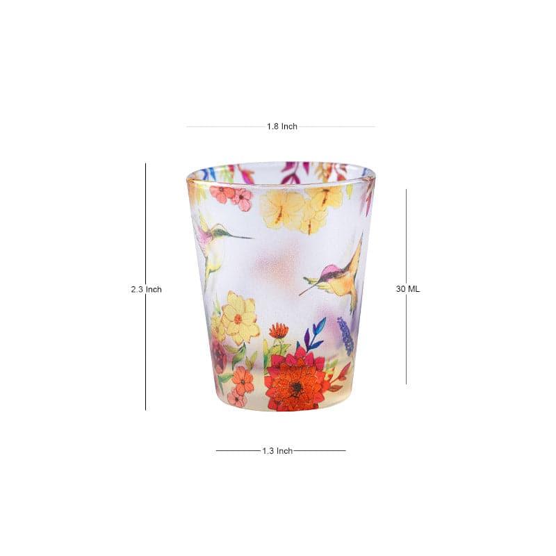 Buy Humming Bliss Frosted Shot Glass (30 ml) - Set Of Four Shot Glass from Vaaree