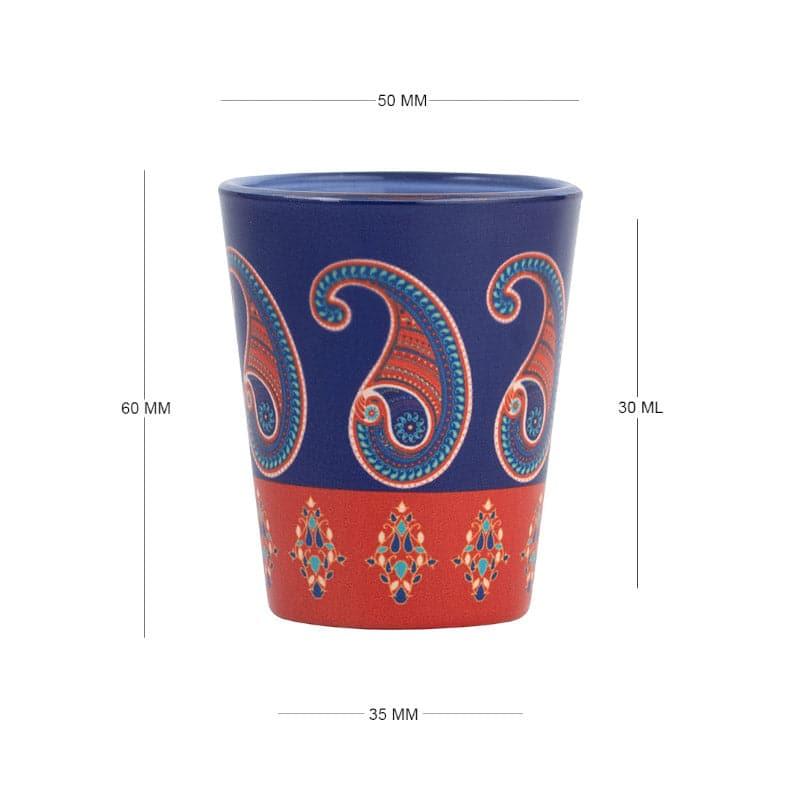 Shot Glass - Paisley Praise Shot Glass (30 ml) - Set Of Four