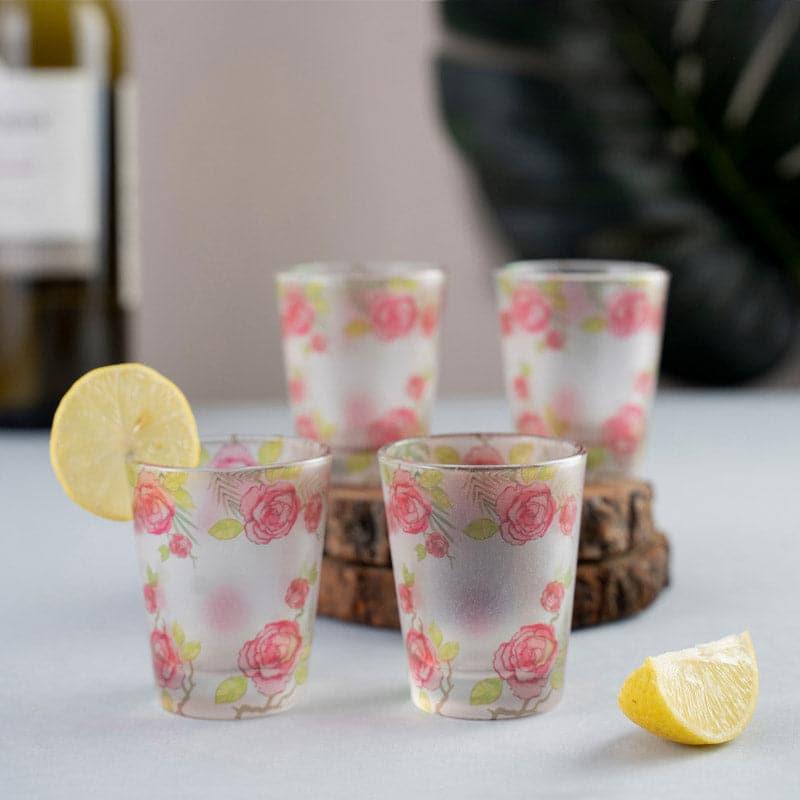 Shot Glass - Rosey Romance Shot Glass (30 ml) - Set Of Four