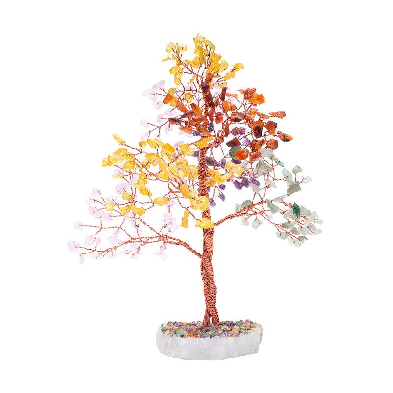 Buy Agate Tree Handcrafted Showpiece - Multicolored Showpieces from Vaaree