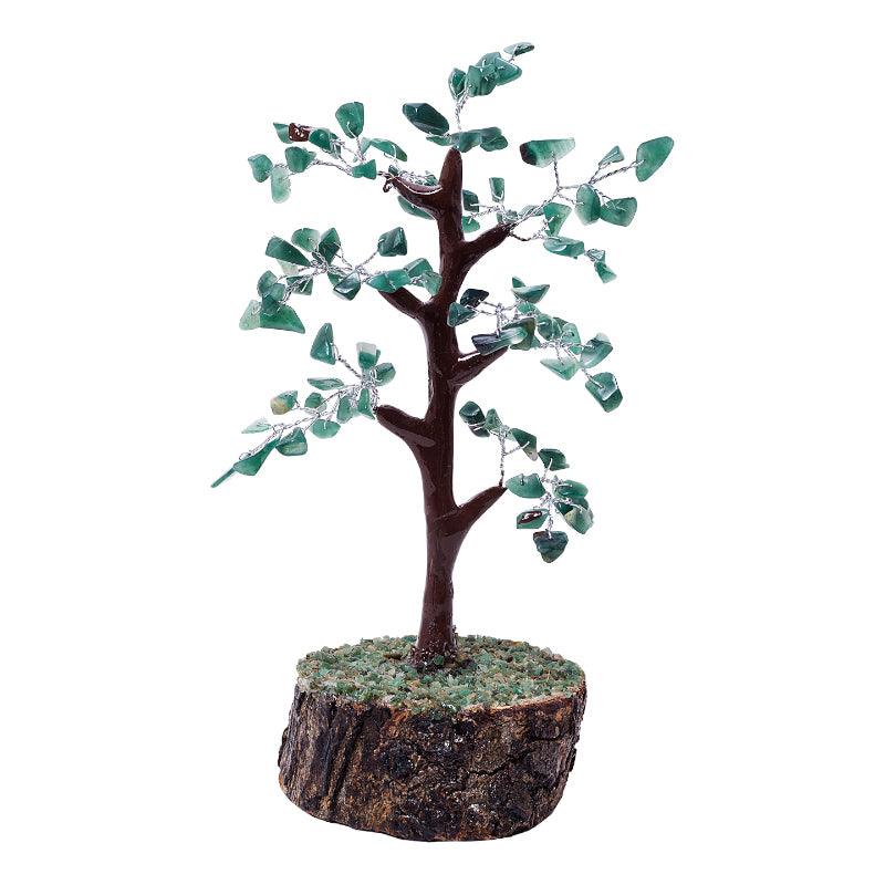 Showpieces - Agate Wish Tree Handcrafted Showpiece - Green