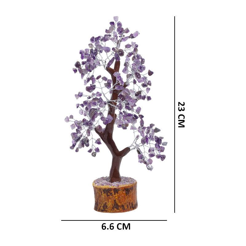 Buy Agate Wish Tree Handcrafted Showpiece - Purple Showpieces from Vaaree