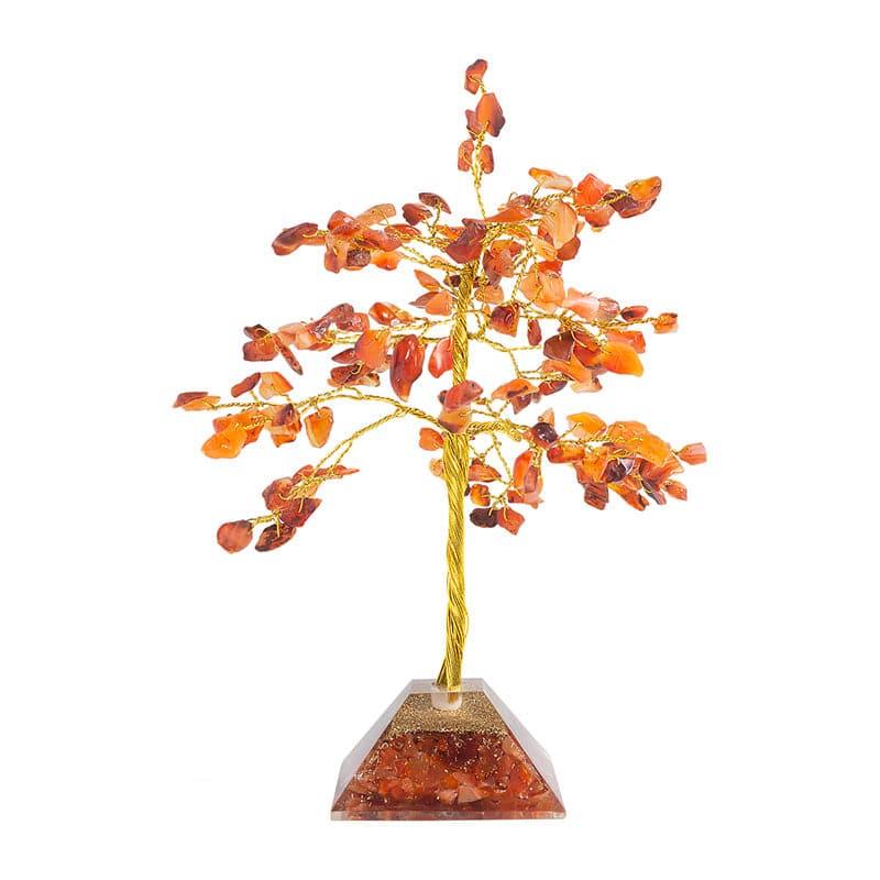 Buy Agate Wish Tree Showpiece - Orange Showpieces from Vaaree