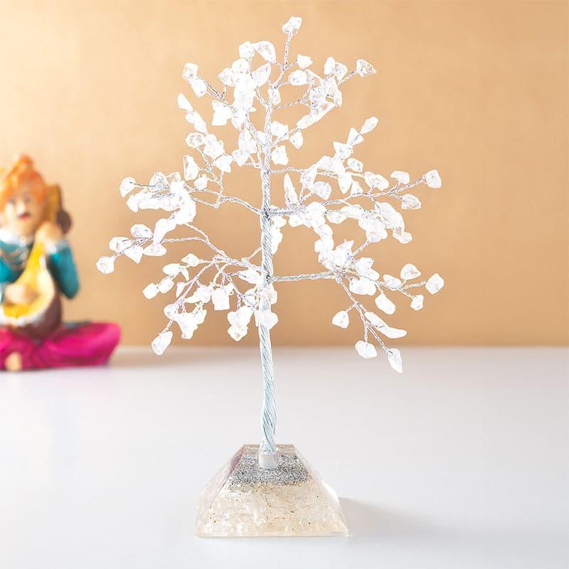 Buy Agate Wish Tree Showpiece - White Showpieces from Vaaree