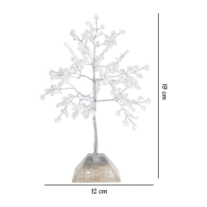 Buy Agate Wish Tree Showpiece - White Showpieces from Vaaree