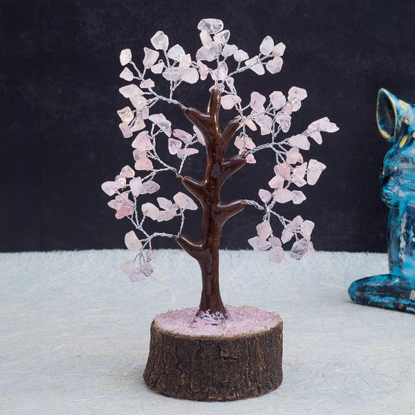 Buy Showpieces - Agate Wishing Tree Handcrafted Showpiece - White at Vaaree online