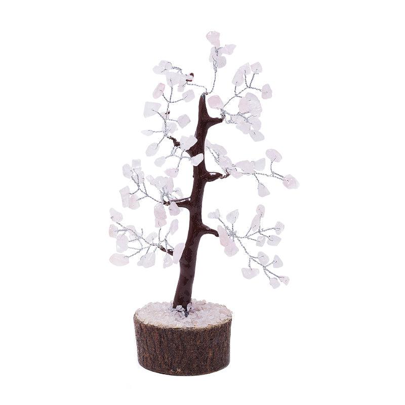 Showpieces - Agate Wishing Tree Handcrafted Showpiece - White
