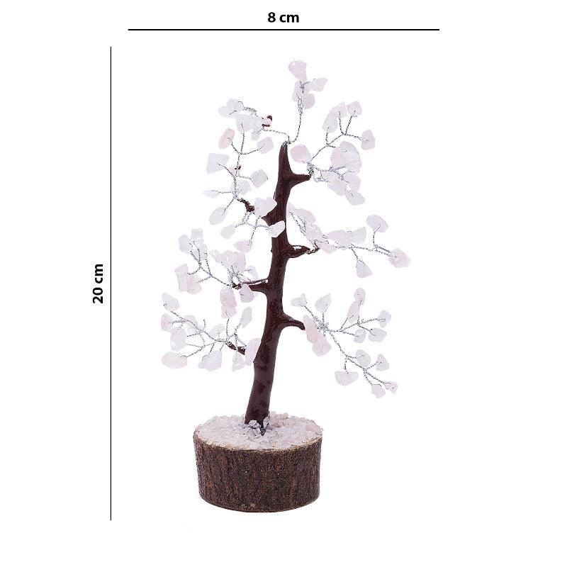 Showpieces - Agate Wishing Tree Handcrafted Showpiece - White