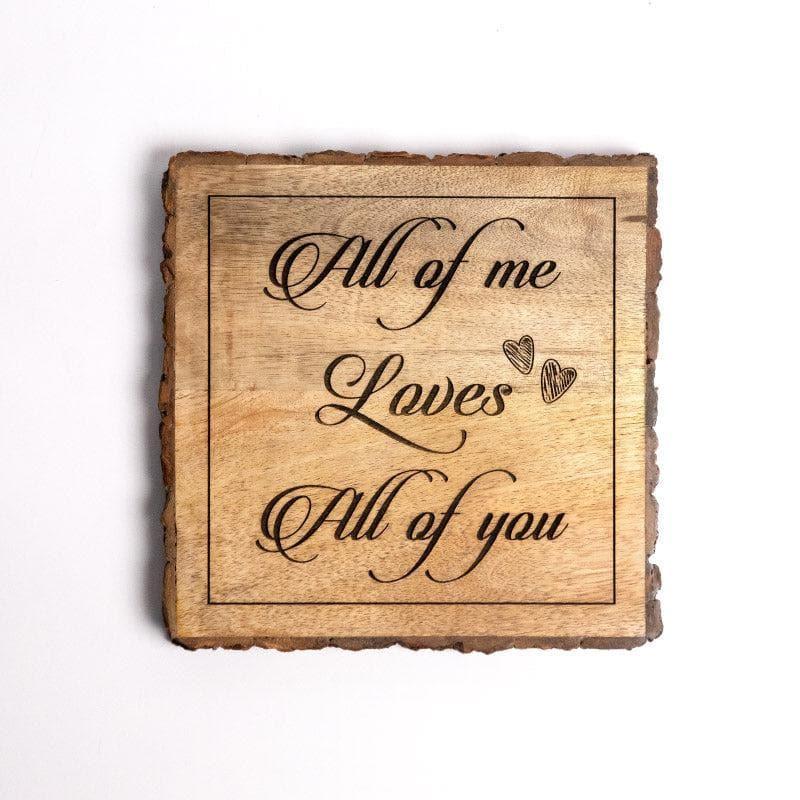 Showpieces - All Of Me Loves You Table Accent