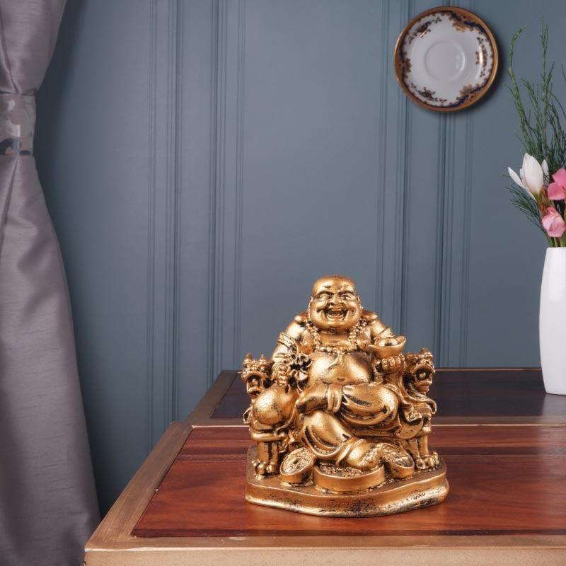 Buy Antiqa Laughing Buddha Showpiece Showpieces from Vaaree