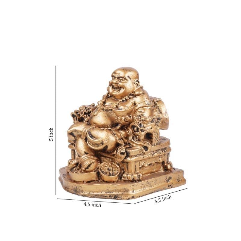 Buy Antiqa Laughing Buddha Showpiece Showpieces from Vaaree