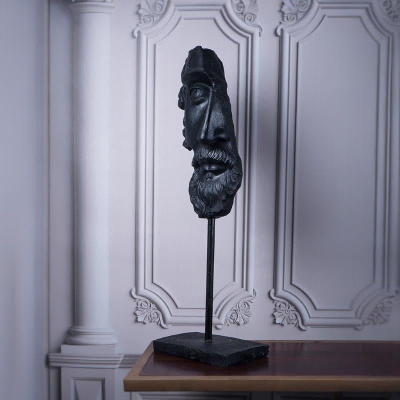 Buy Archaic Male Face Sculpture Showpiece Showpieces from Vaaree