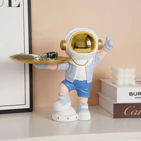 Buy Showpieces - Astronaut Serve Showpiece - Blue at Vaaree online