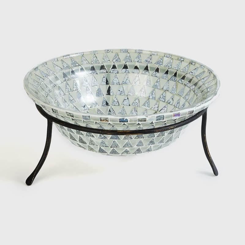 Buy Augusta Accent Bowl With Stand Accent Bowls & Trays from Vaaree