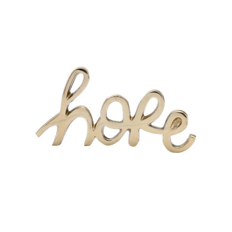 Buy Believe Bless Typography Showpiece - Gold Showpieces from Vaaree