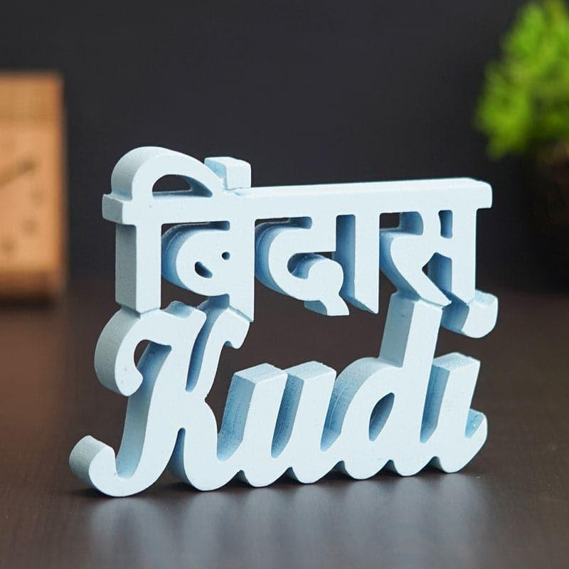 Buy Bindas Kudi Typography Showpiece Showpieces from Vaaree