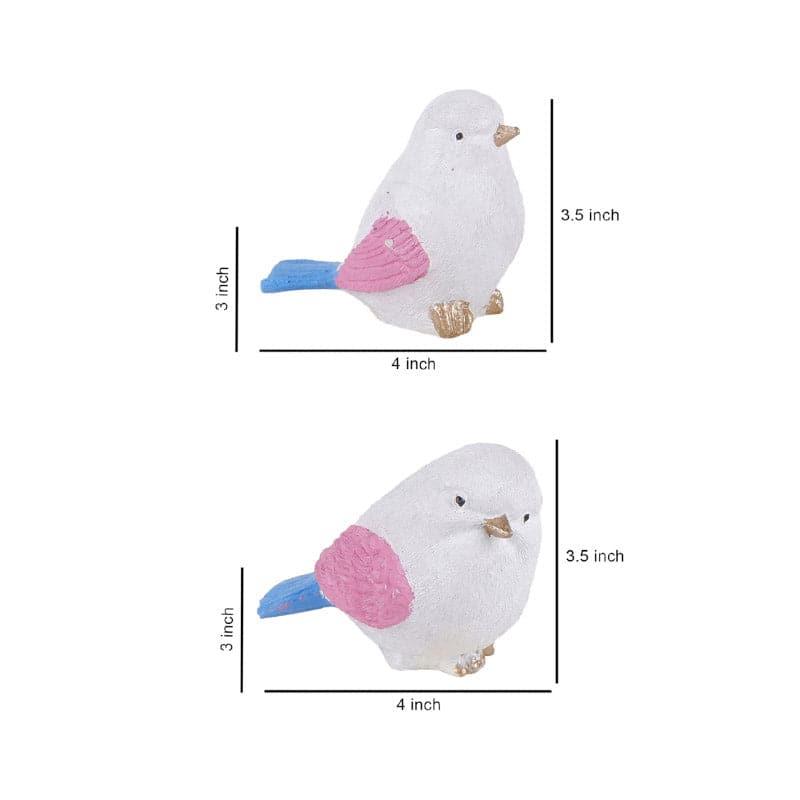 Buy Birdie Bliss - Set Of Two Showpieces from Vaaree