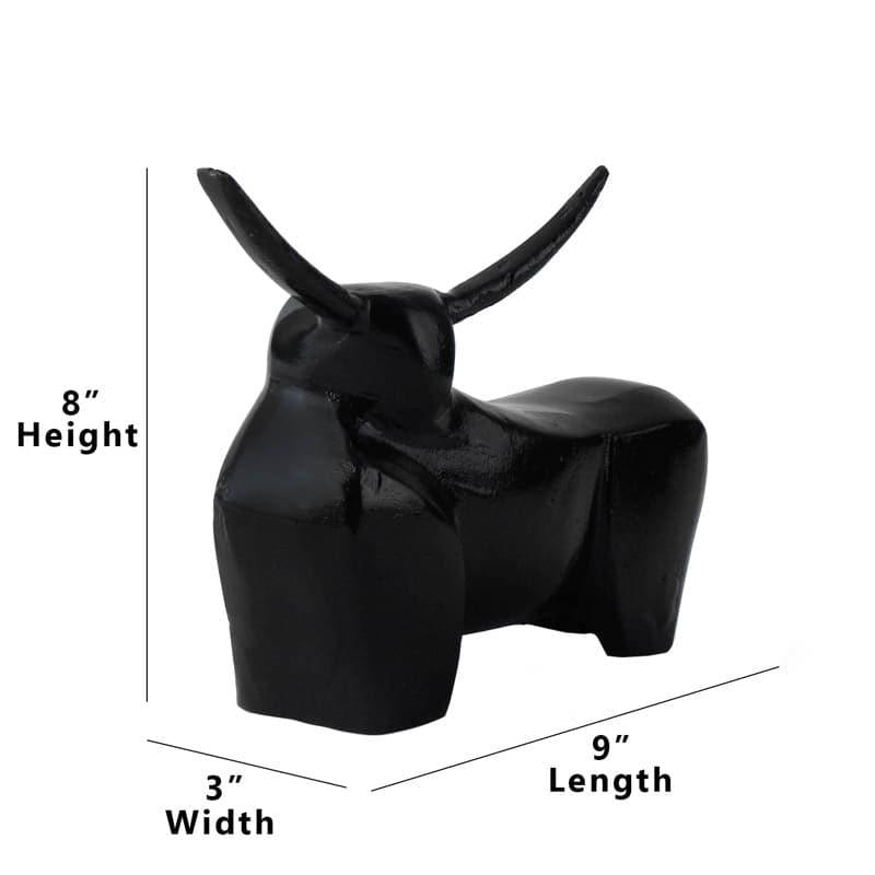 Buy Black Bull Showpiece Showpieces from Vaaree