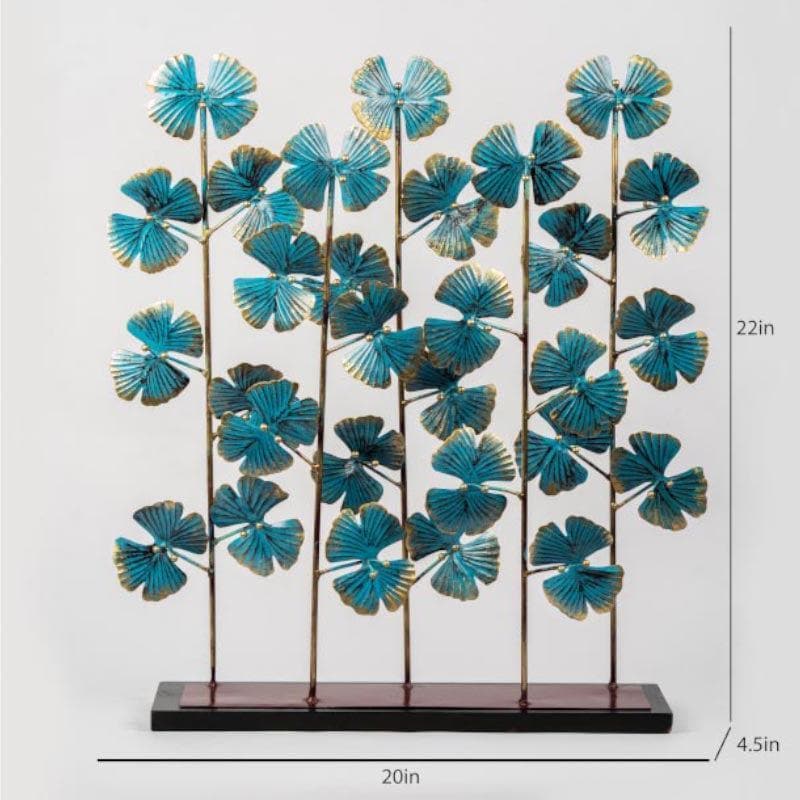 Showpieces - Blue Maidenhair Table Decor