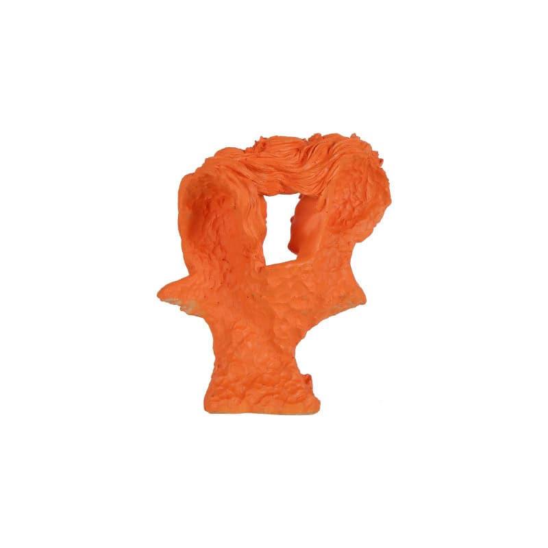 Buy Bonded Bliss Couple Showpiece - Orange Showpieces from Vaaree