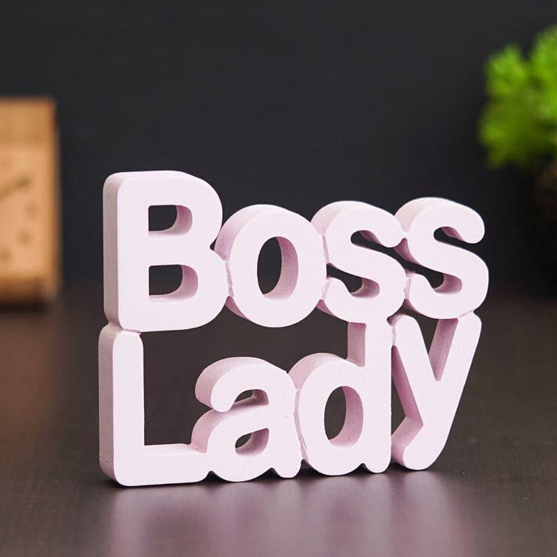 Buy Showpieces - Boss Lady Typography Showpiece at Vaaree online