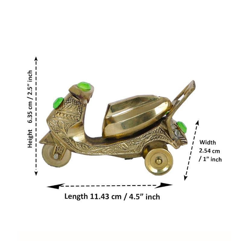 Buy Brass Vintage Bike Showpiece Showpieces from Vaaree