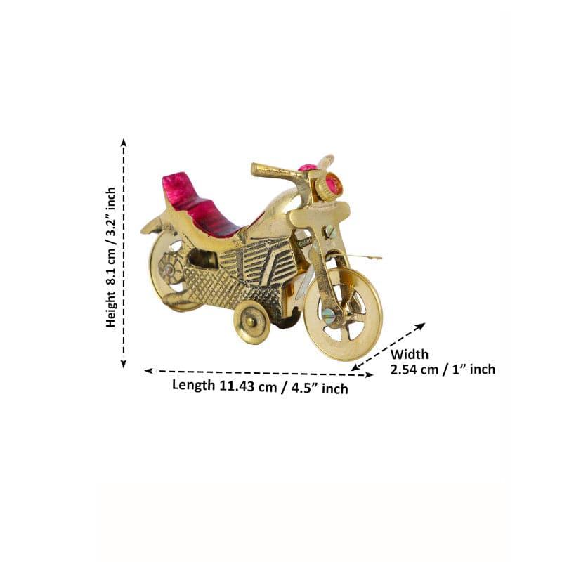 Buy Brass Vintage Moto Showpiece Showpieces from Vaaree