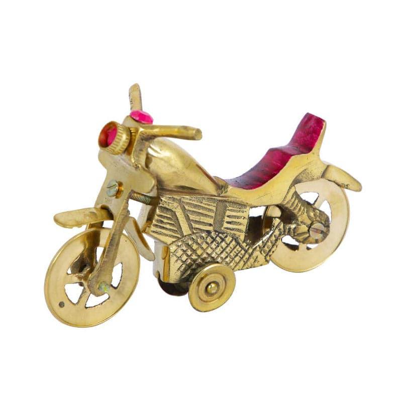 Buy Brass Vintage Moto Showpiece Showpieces from Vaaree