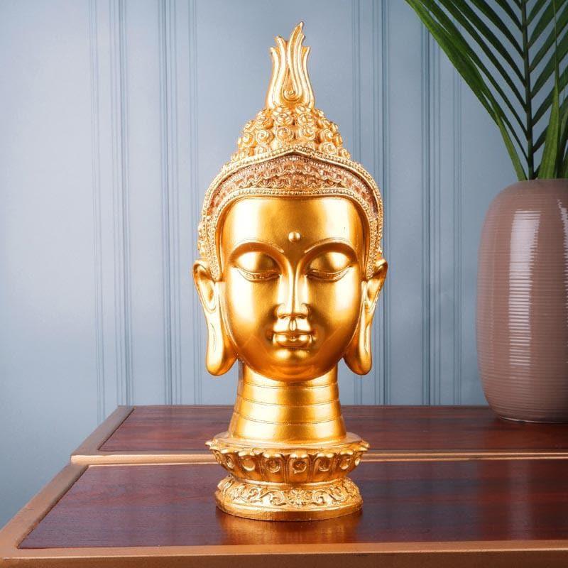 Buy Buddha Head Showpiece - Medium Showpieces from Vaaree