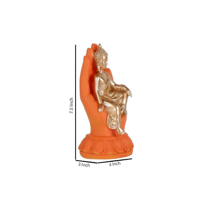 Showpieces - Buddha's Blessing Showpiece - Orange