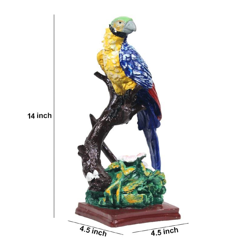 Buy Budgie Parrot Showpiece - Multicolor Showpieces from Vaaree