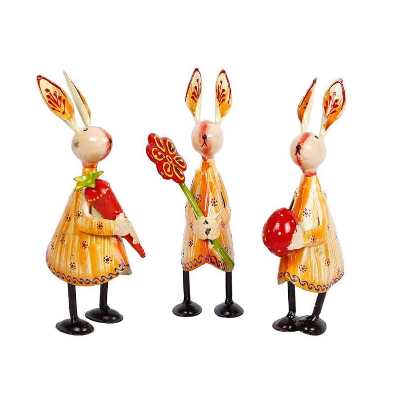 Buy Bunny Girl Gang Showpiece - Set Of Three Showpiece from Vaaree