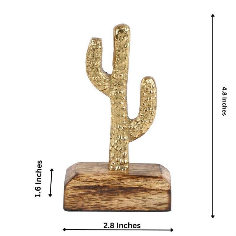 Buy Cacti Charm Showpiece - Gold Showpieces from Vaaree