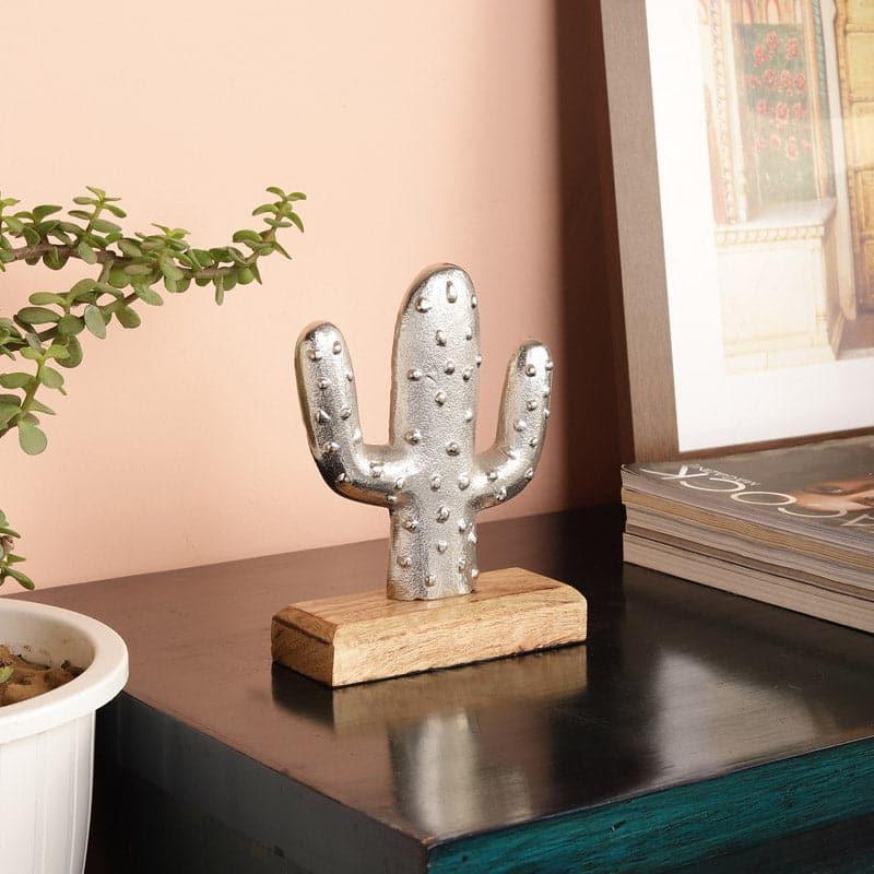 Buy Cactus Charm Showpiece - Silver Showpiece from Vaaree