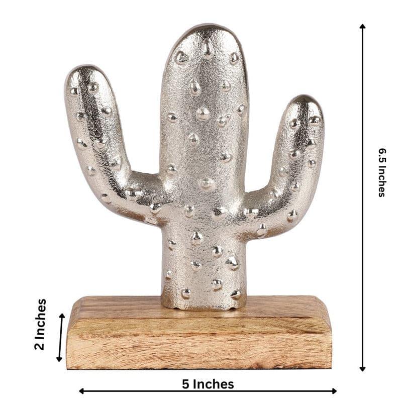 Buy Cactus Charm Showpiece - Silver Showpiece from Vaaree